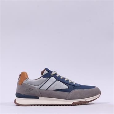 Tommy Bowe Paisami Laced Trainer - Navy Grey Combi